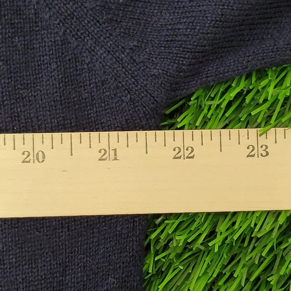 Vintage 90s MOD LL-Bean Sweater Womens Large 21x24 Black USA